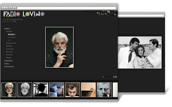 Realizzazione sito web  per Fabio-Lovino - immagine Showcase