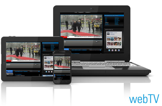 Web TV - streaming video live and on-demand