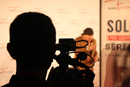 Covering the media for the event